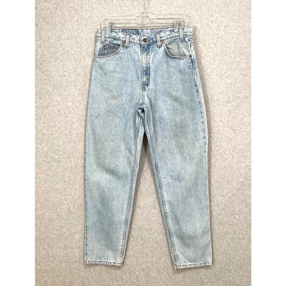 Vtg 1995 Levis 550 Jeans Size 34 Relaxed Fit Orange Tab Workwear Actual 32x30 - Picture 2 of 16